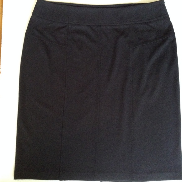 Chico's Black Plus Size Pencil Skirt - Picture 2 of 6